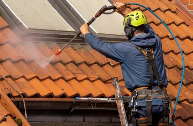 Démoussage et hydrofuge de toiture à Arvigna
